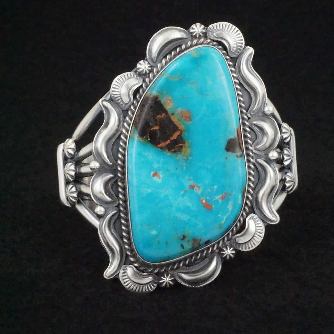 Raymond Delgarito Turquoise & Sterling Silver Bracelet