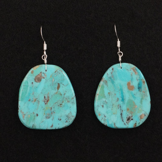 Lupe Lovato Turquoise & Sterling Silver Earrings