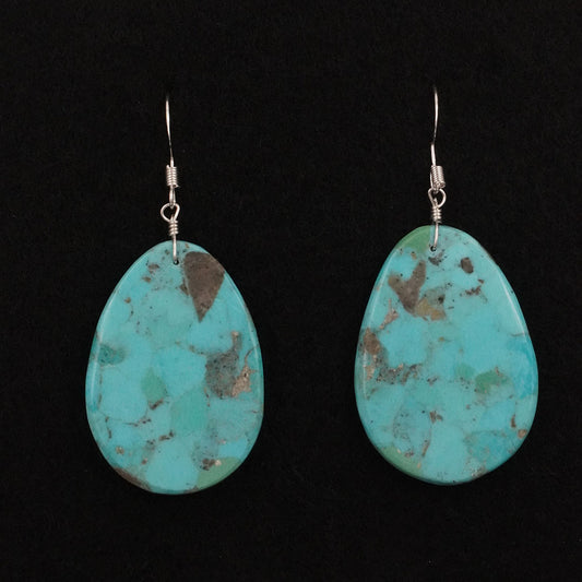 Lupe Lovato Turquoise & Sterling Silver Earrings