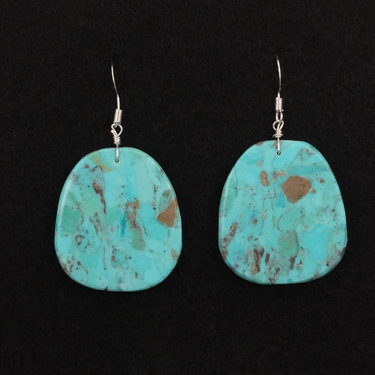 Lupe Lovato Turquoise & Sterling Silver Earrings