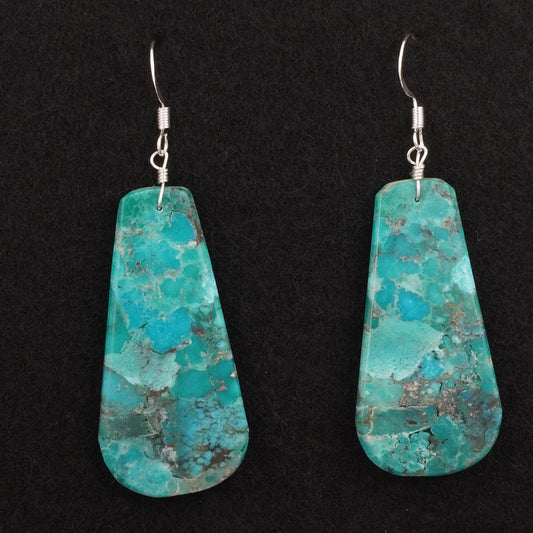 Lupe Lovato Turquoise & Sterling Silver Earrings