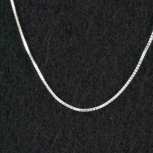 Sterling Silver Chain Necklace 24"