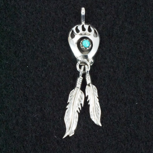 Annie Spencer Turquoise & Sterling Silver Pendant