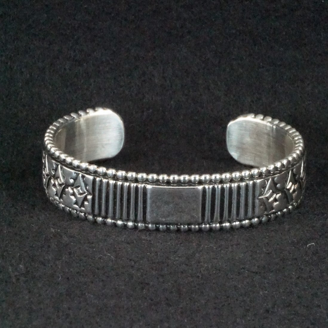 Jonathan Nez Sterling Silver Bracelet