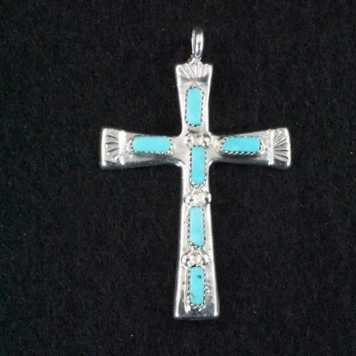 Verna Quam Turquoise & Sterling Silver Pendant