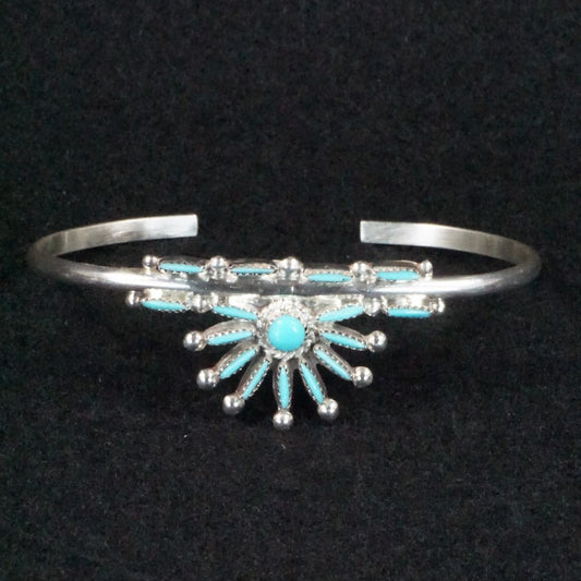 Rena Cachini Turquoise & Sterling Silver Bracelet