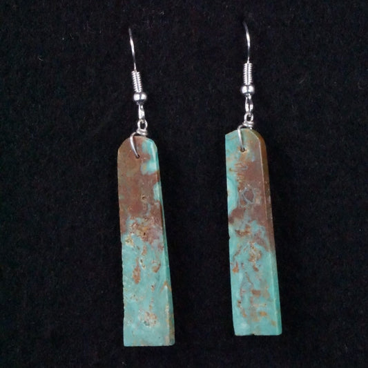 Tammy Nolcot Turquoise & Sterling Silver Earrings