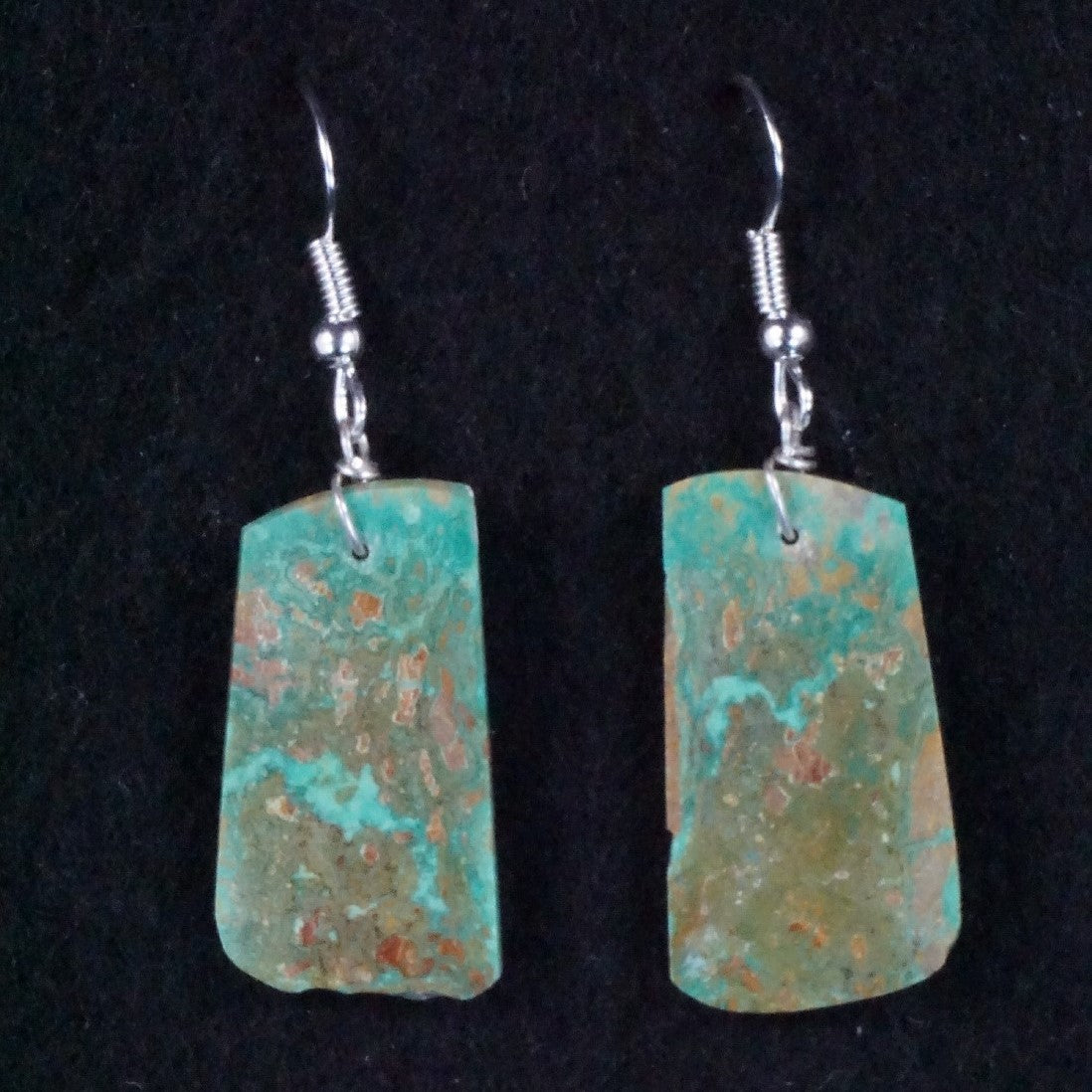 Tammy Nolcot Turquoise & Sterling Silver Earrings