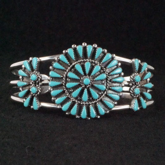 Albert Gasper Turquoise & Sterling Silver Bracelet