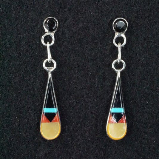 Francine Chapito Multi Stone & Sterling Silver Earrings