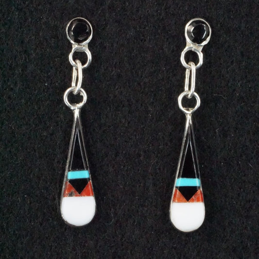 Francine Chapito Multi Stone & Sterling Silver Earrings