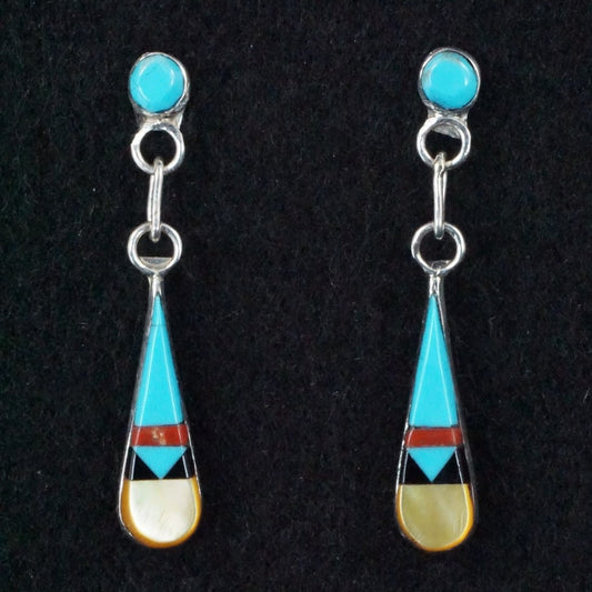 Francine Chapito Multi Stone & Sterling Silver Earrings