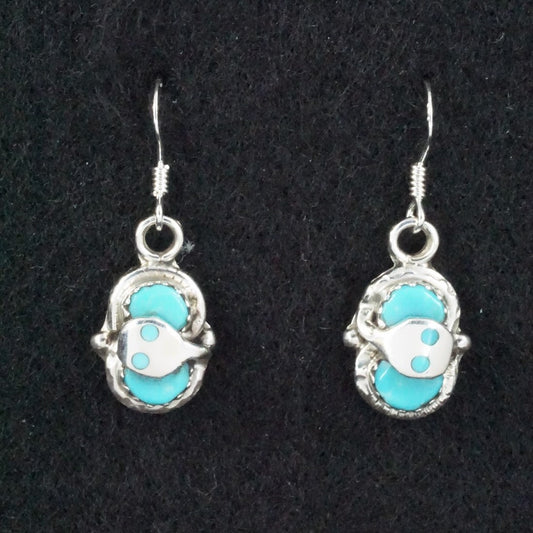 Joy Calavaza Turquoise & Sterling Silver Earrings