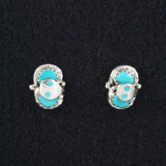 Joy Calavaza Turquoise & Sterling Silver Earrings