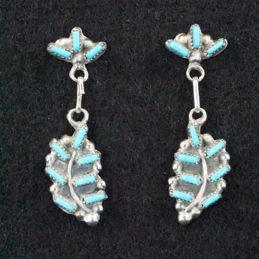 Vickie Johnson Turquoise & Sterling Silver Earrings