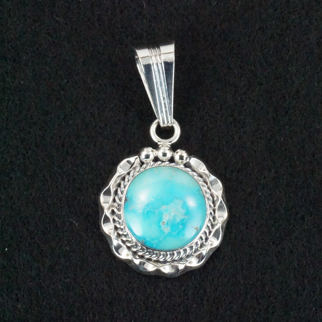 Samuel Yellowhair Turquoise Pendant