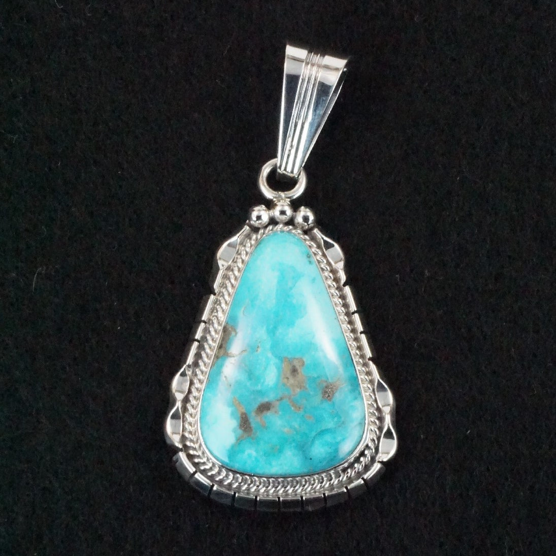 Samuel Yellowhair Turquoise Pendant