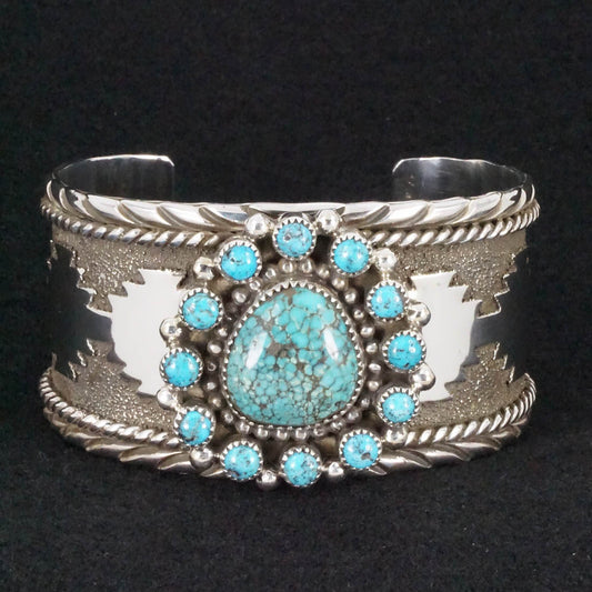 Sandra Parkett Turquoise & Sterling Silver Bracelet