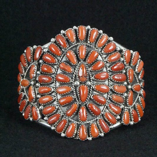 Justina Wilson Coral & Sterling Silver Bracelet