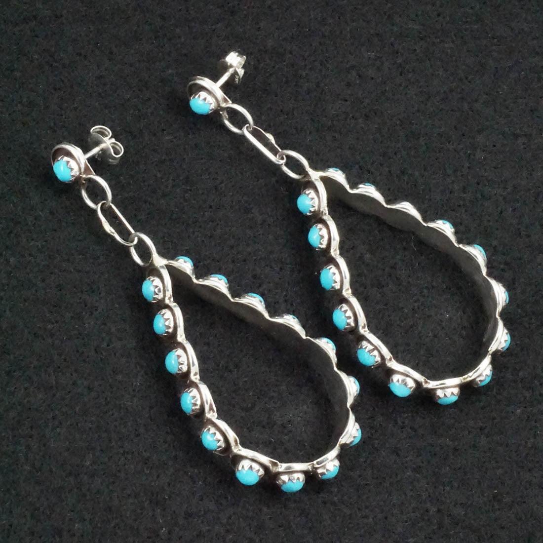 Florenda Lonasee Turquoise & Sterling Silver Earrings