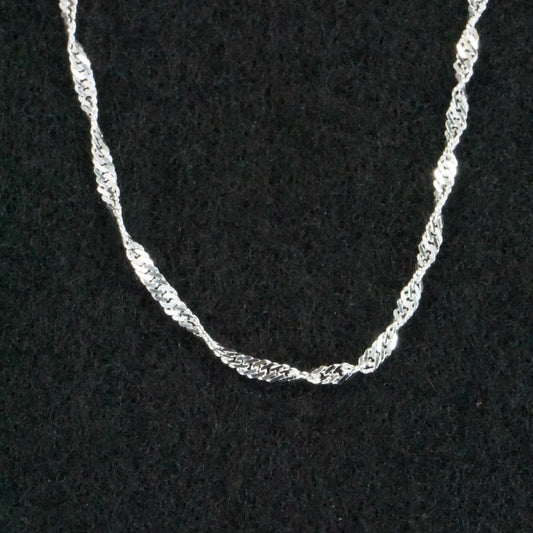 Sterling Silver Chain Necklace 30"