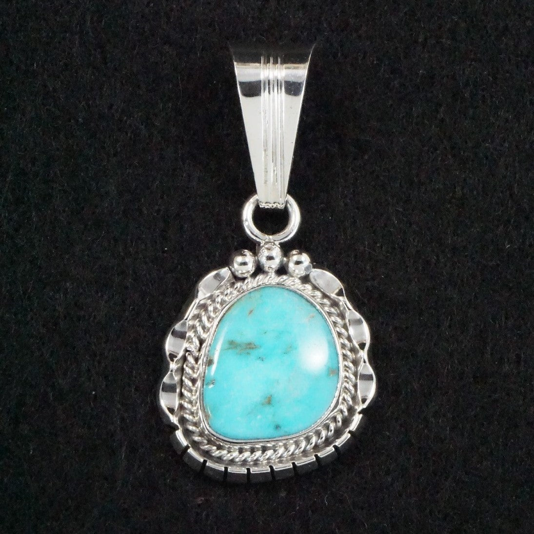 Samuel Yellowhair Turquoise Pendant