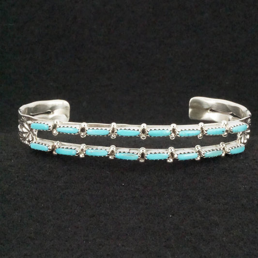 Murray Hannaweeka Turquoise & Sterling Silver Bracelet