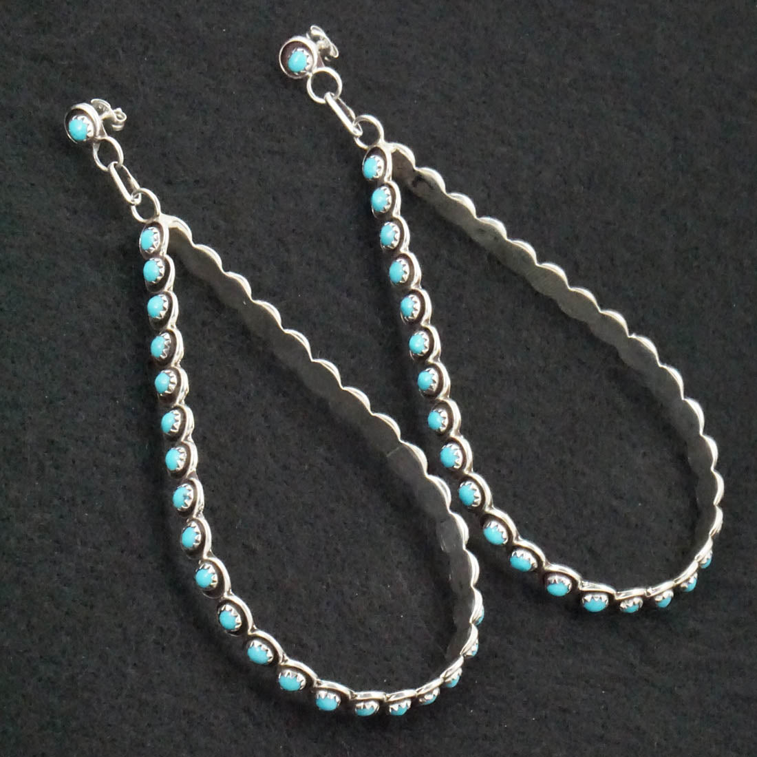 Florenda Lonasee Turquoise & Sterling Silver Earrings