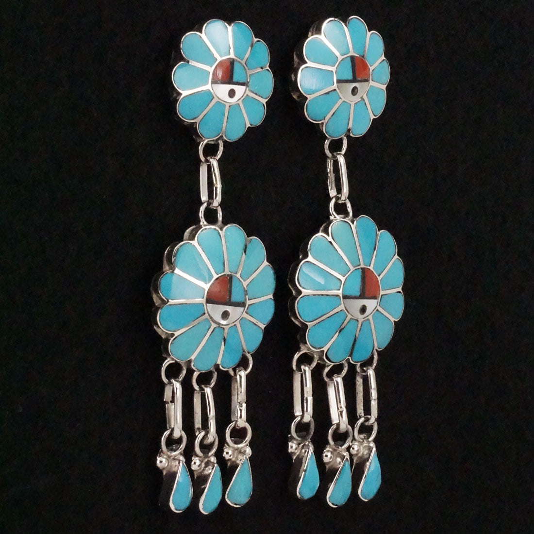 Burdain Soseeah Multi-Stone & Sterling Silver Earrings