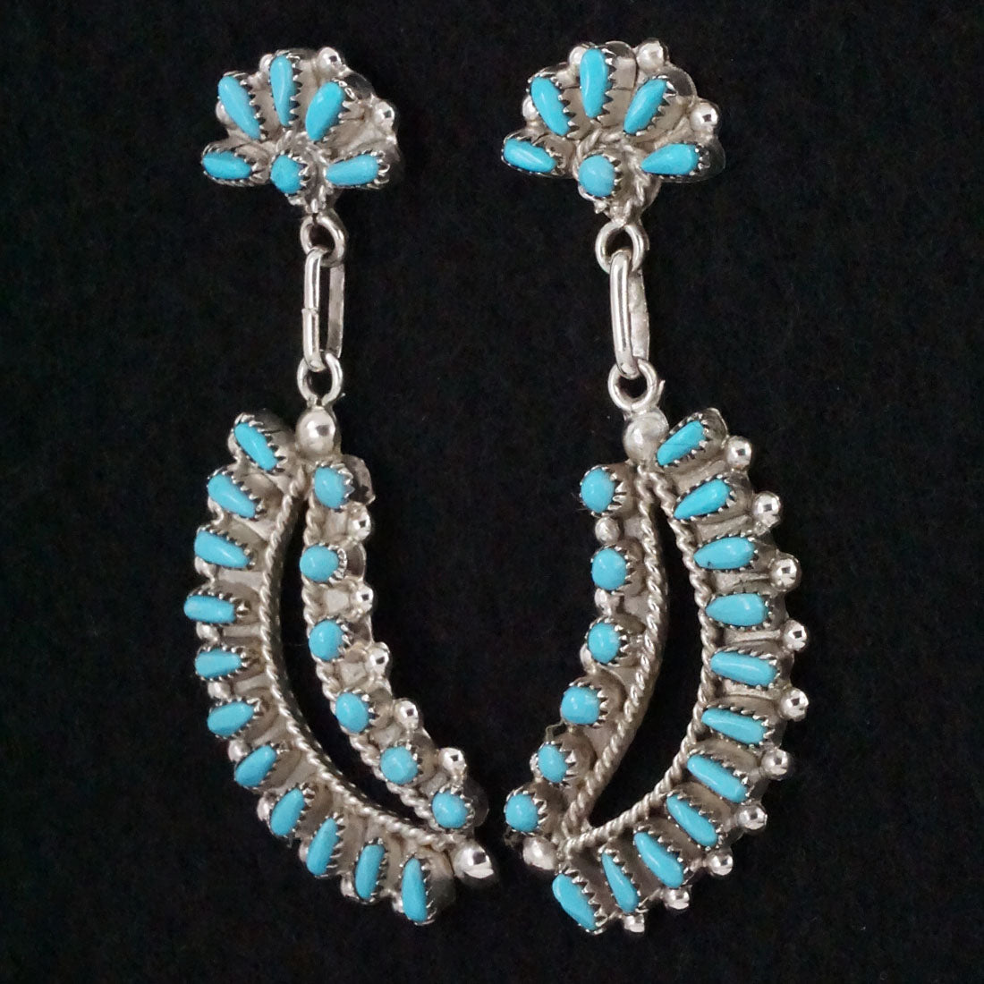 Vergia Lonjose Turquoise & Sterling Silver Earrings