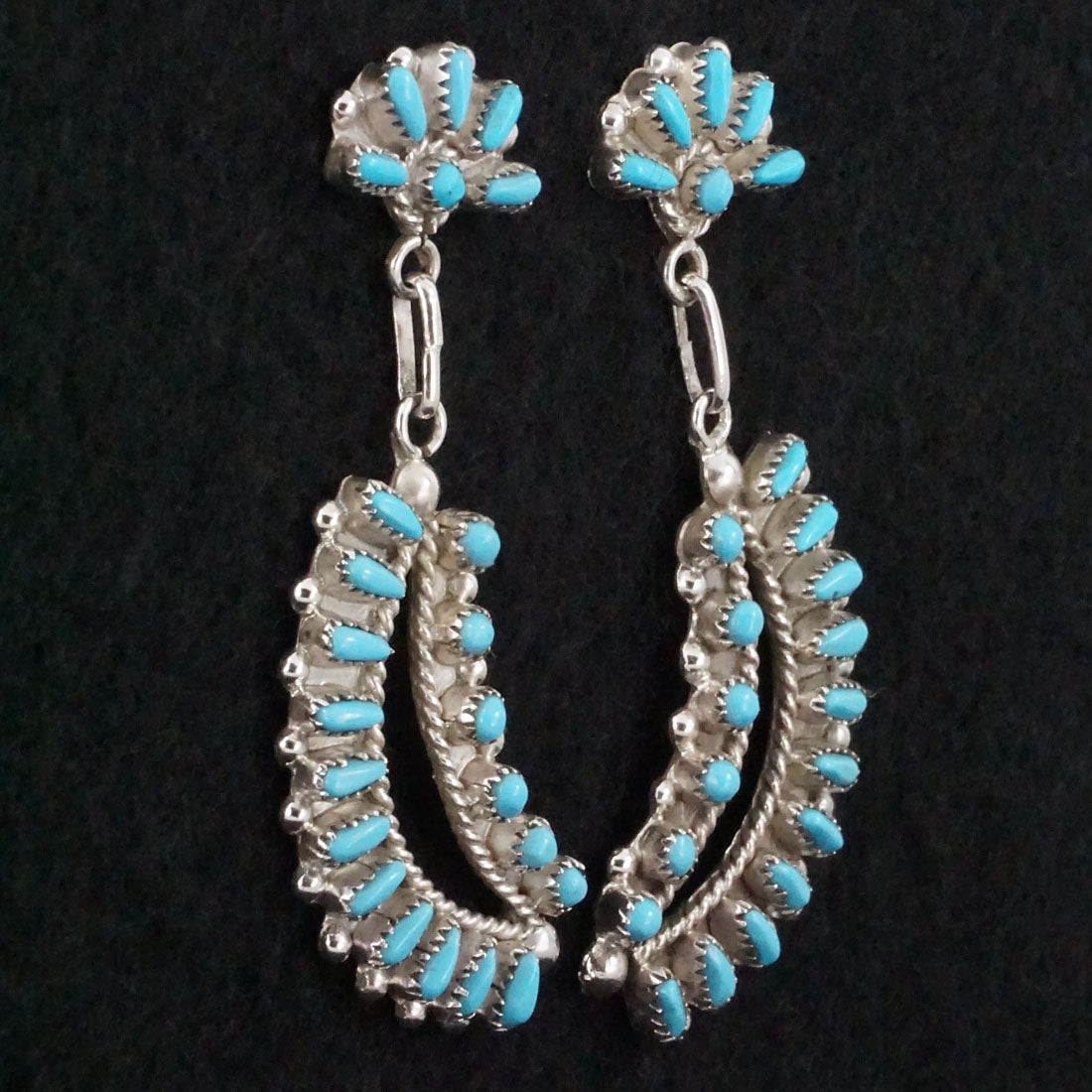 Vergia Lonjose Turquoise & Sterling Silver Earrings