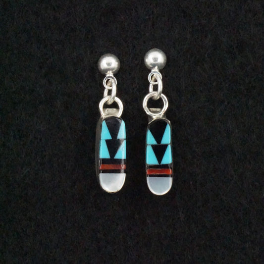 Francine Chapito Multi Stone & Sterling Silver Earrings