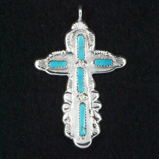 Verona Quam Turquoise & Sterling Silver Pendant