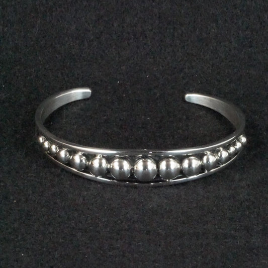 Jonathan Nez Sterling Silver Bracelet